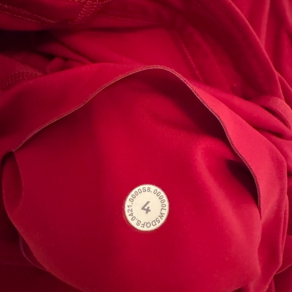 Lululemon Base Pace High-Rise Running Tight 28" Dark Red - Picture 4 of 4